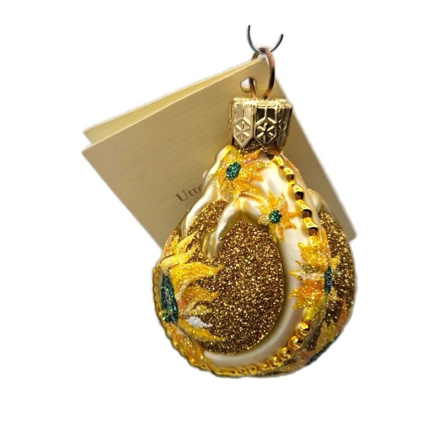 Patricia Breen Miniature Chameleon Sunflowers Spring Christmas Tree Ornament