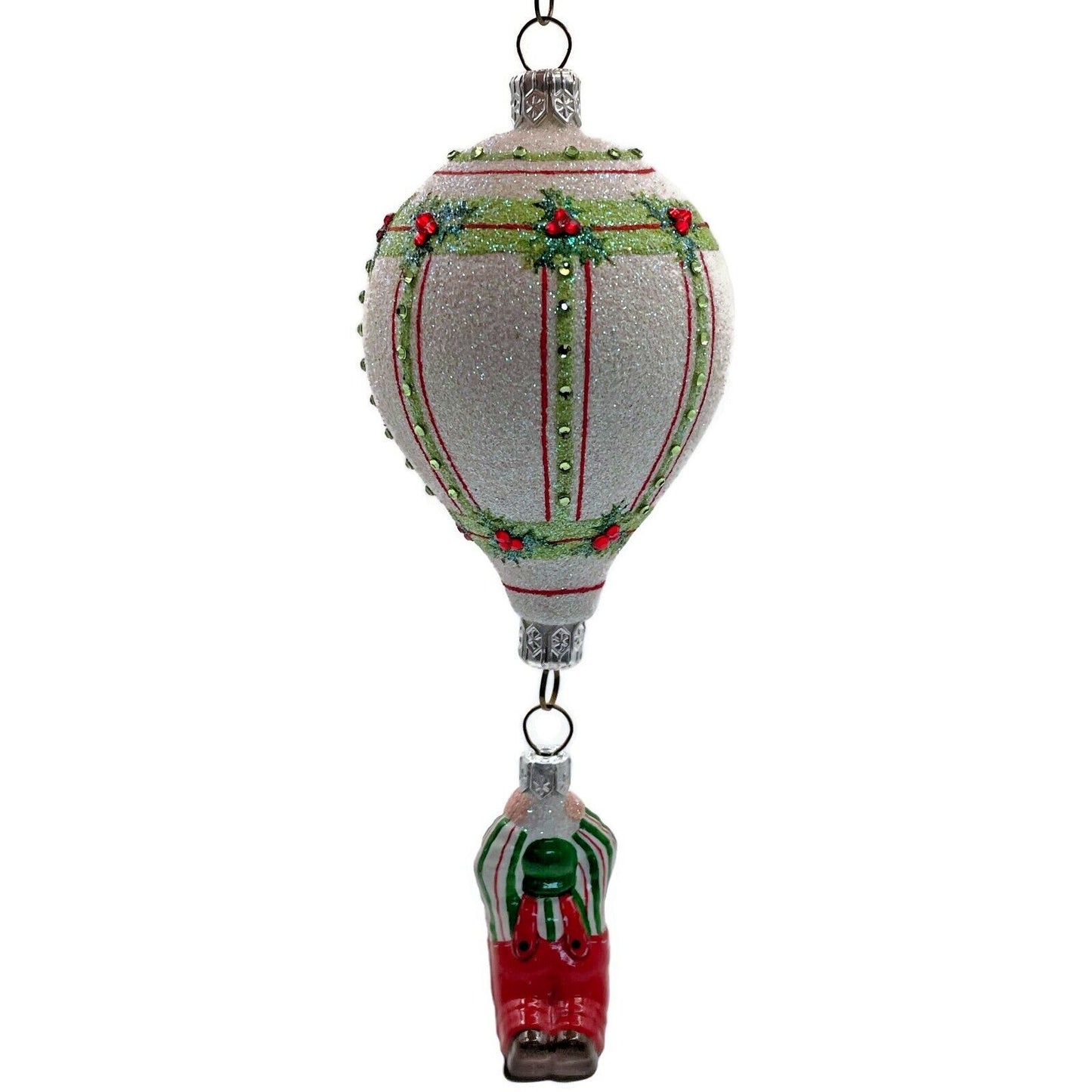 Patricia Breen Ornament Miniature Balloon Boy Holly Topiary Christmas Tree Decor