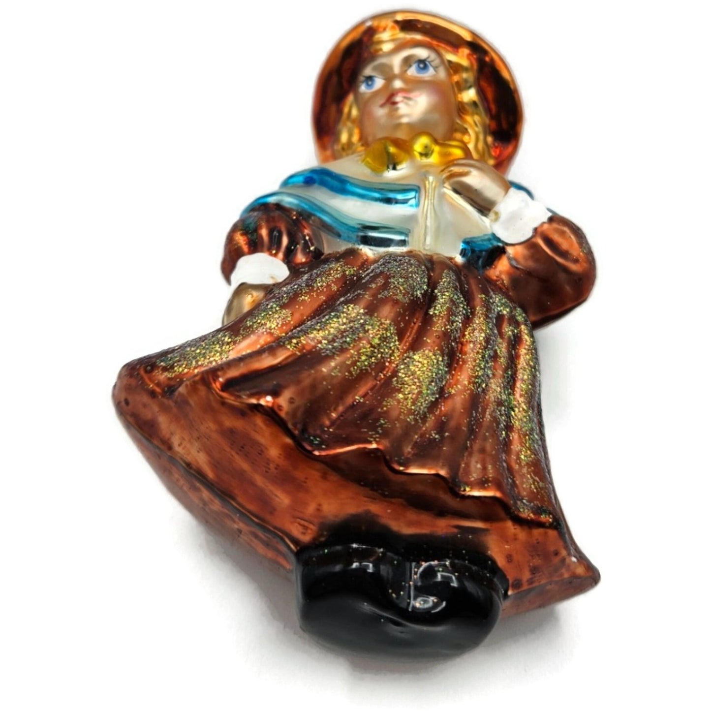 Christopher Radko Priscilla Pilgrims Halloween Christmas Tree Ornament 990950