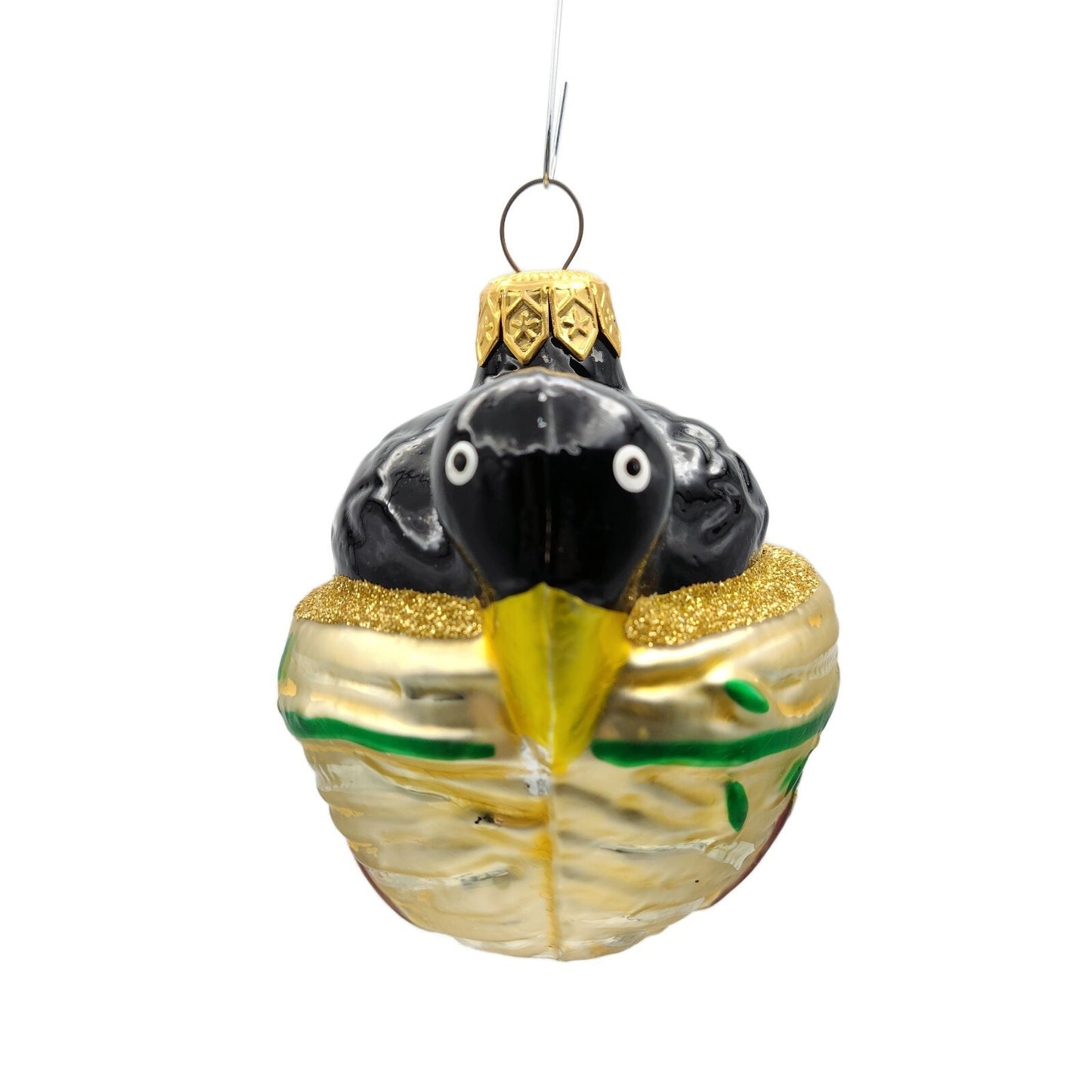 Patricia Breen Nesting Instinct Black Acorns Christmas Holiday Tree Ornament