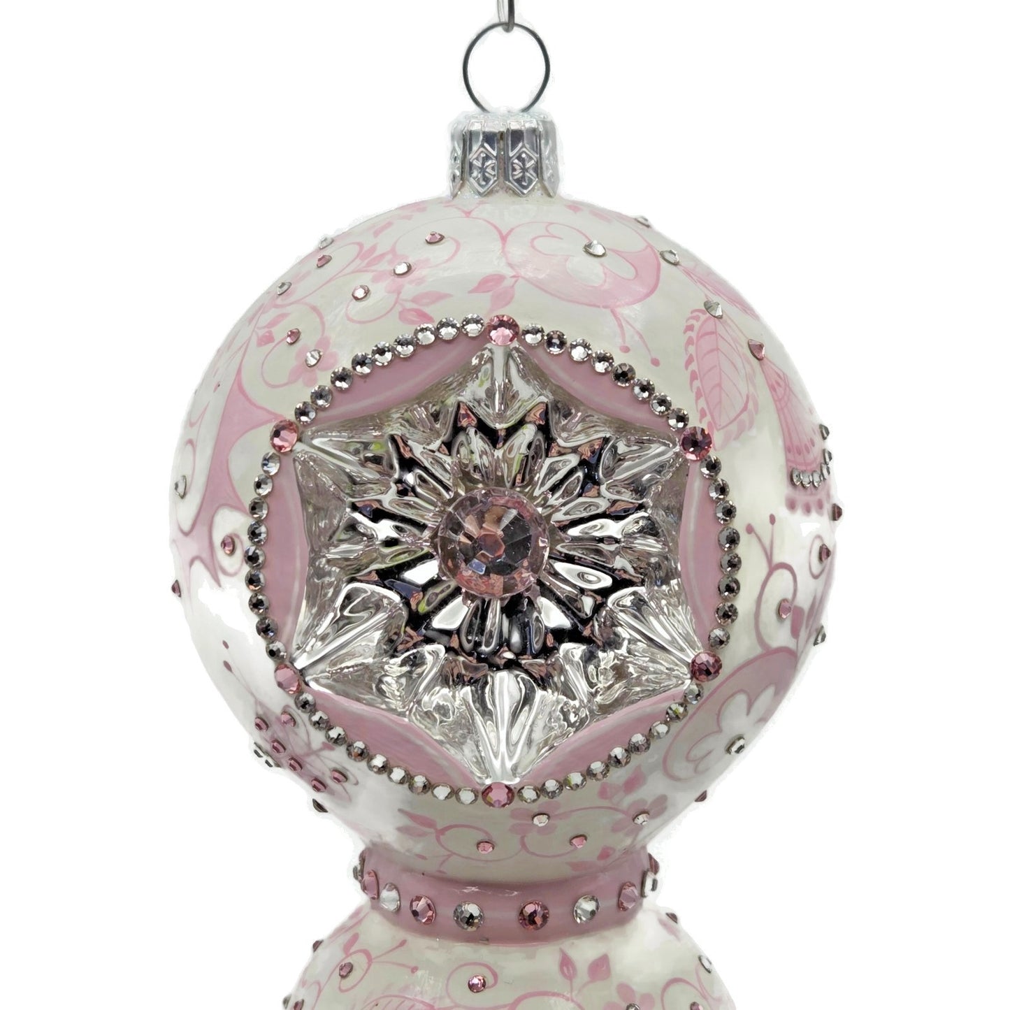 Patricia Breen Bedazzling Reflector Pink Reflector Christmas Ornament CATZ Rare