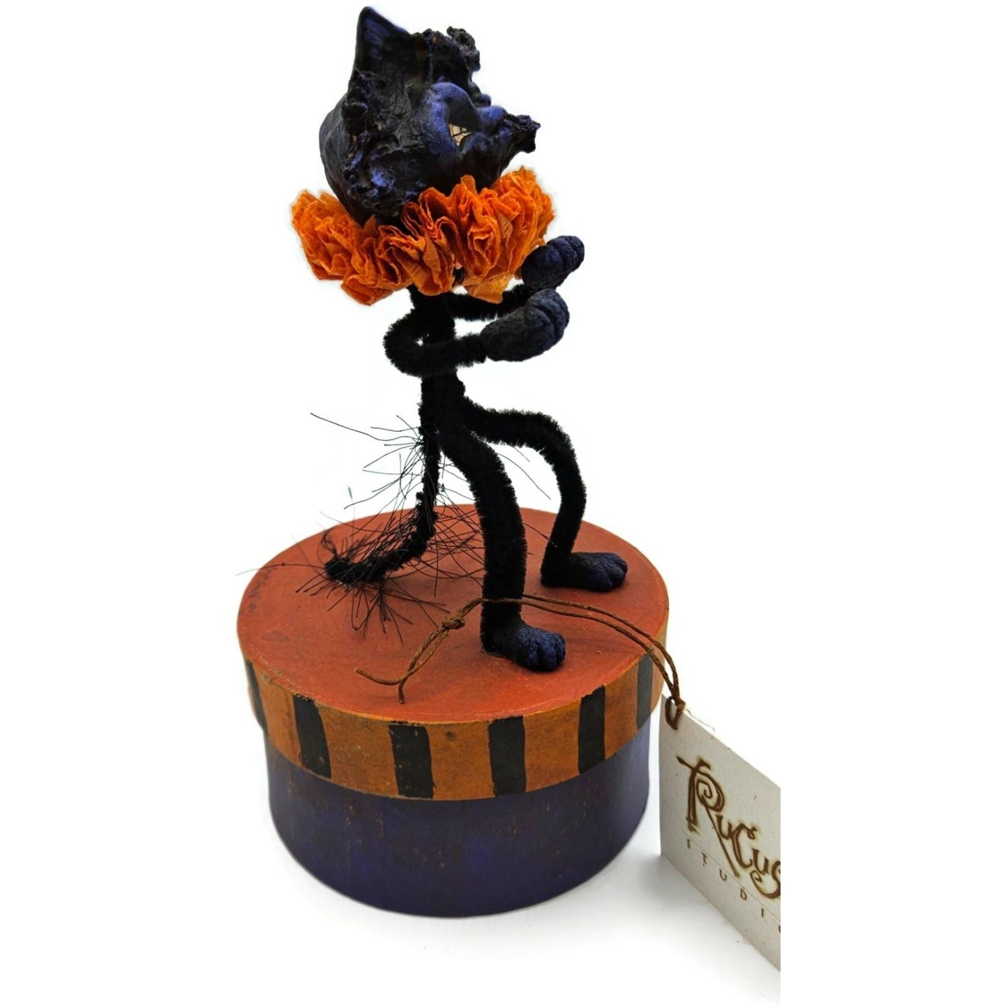 Rucus Studio Scott Smith Brat Cat Halloween Purple Black Figure Candy Box Decor