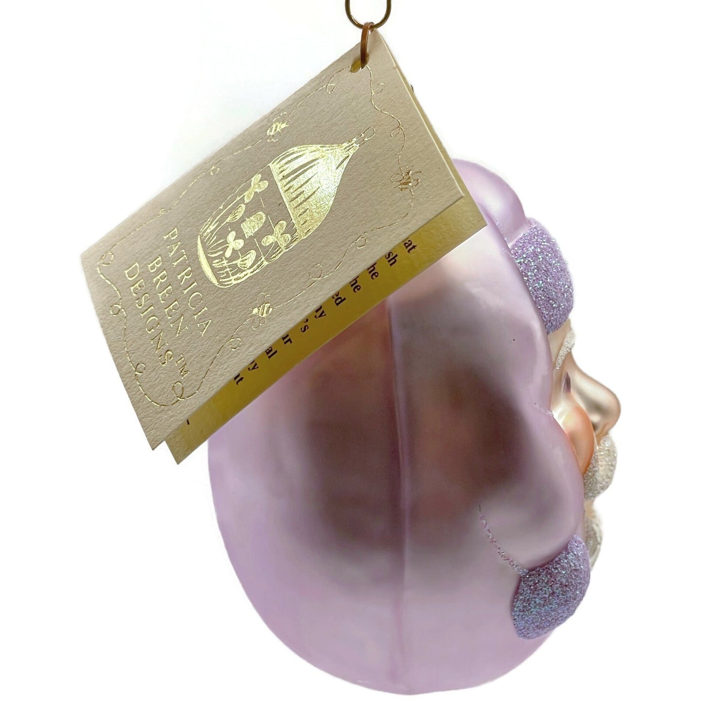 Patricia Breen Jelly Bean Santa Claus Lavender Easter Candy Christmas Ornament