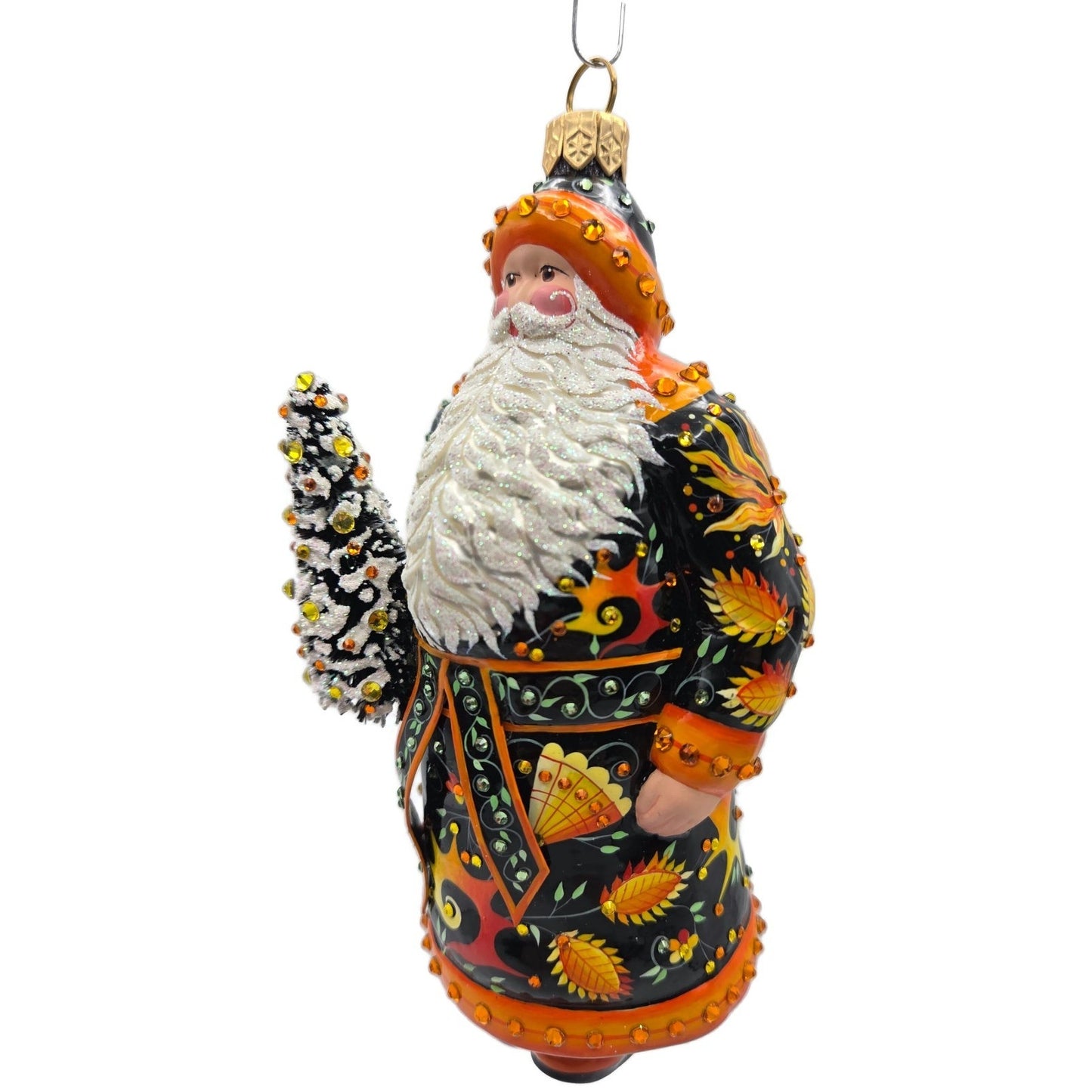 Patricia Breen Nicholas Russian Fairy Tale Black Santa Claus Christmas Ornament