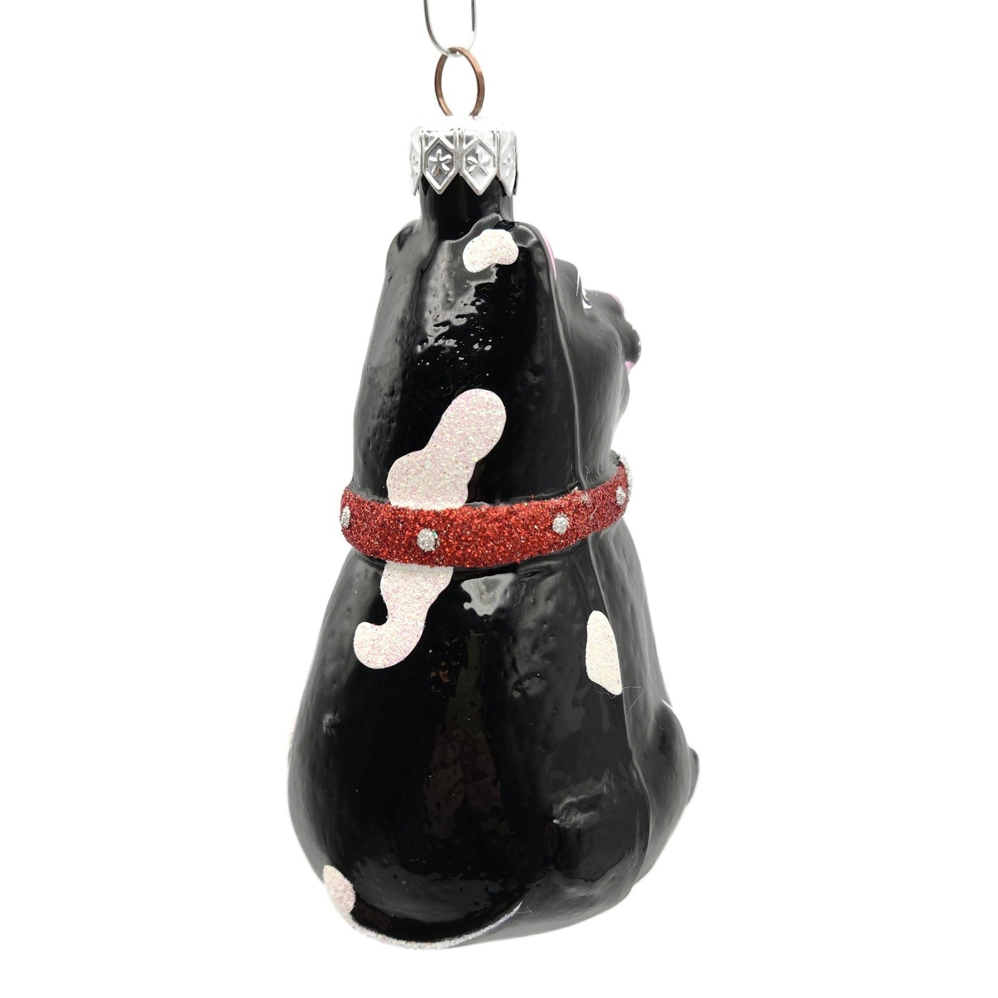 Patricia Breen Laughing Dog Black Fangs Hey Diddle Diddle Christmas Ornament