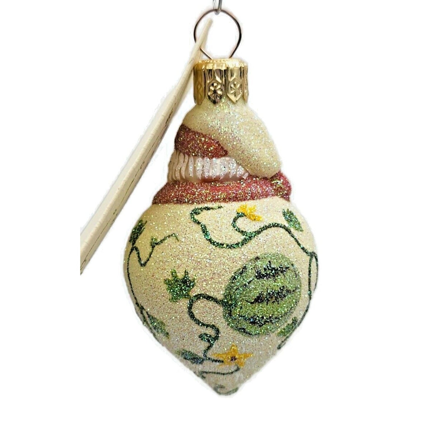 Patricia Breen Miniature Santa Poeticus Gourds Fall Christmas Tree Ornament