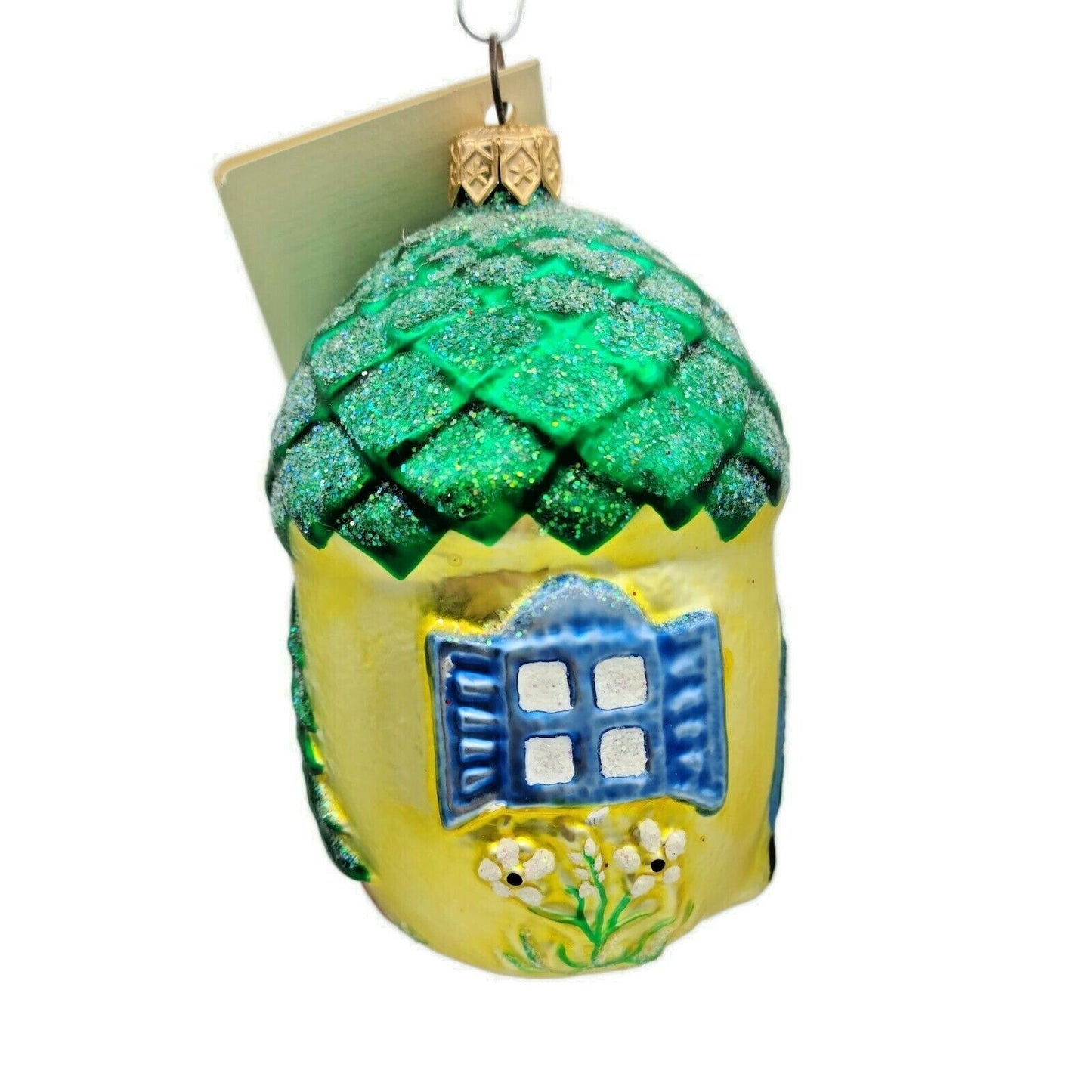 Patricia Breen Summer Acorn House No Garland Flowers Christmas Tree Ornament