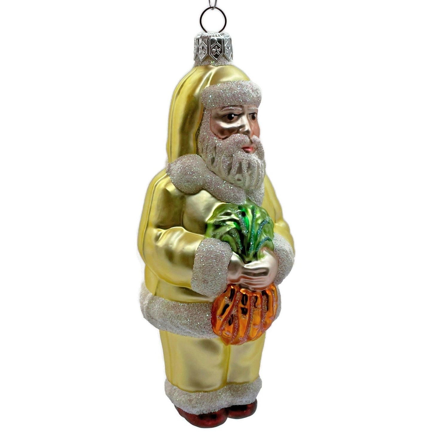 Patricia Breen Ornament A Snack For Rudolph Yellow Santa Carrots Christmas Tree