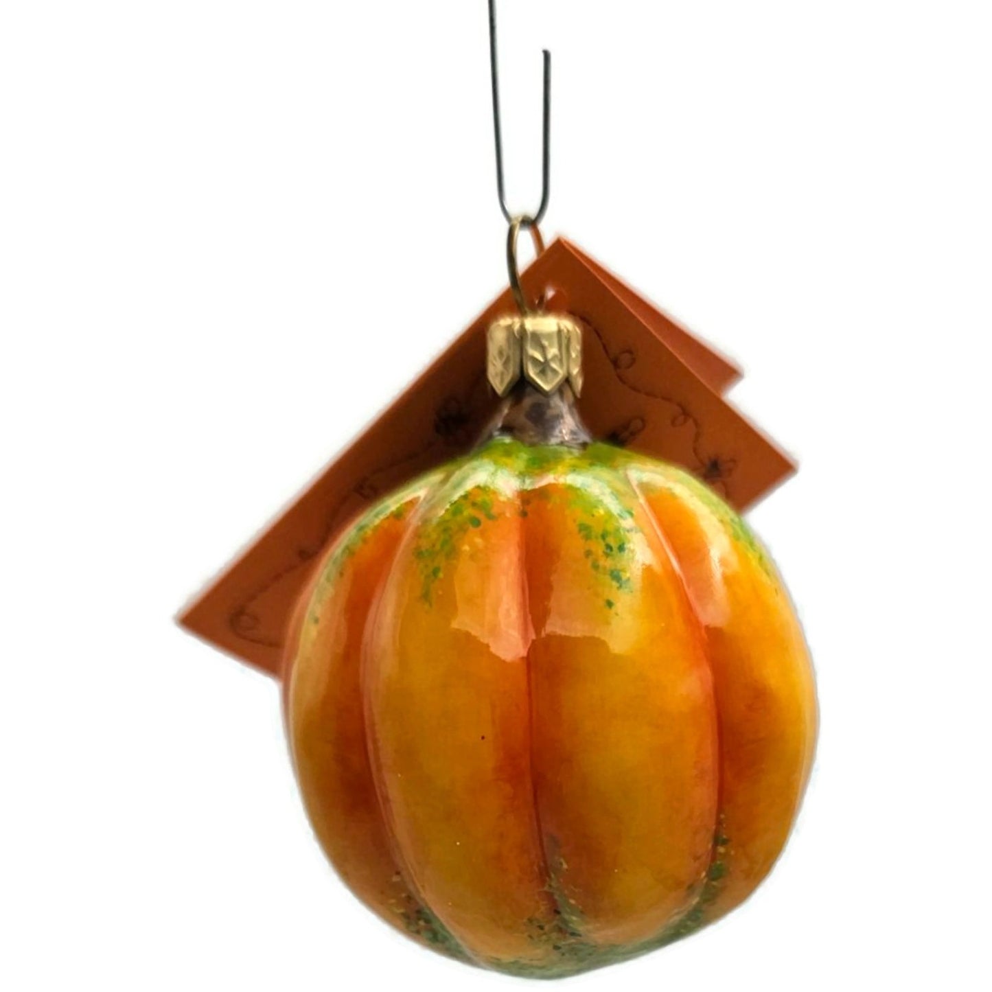 Patricia Breen Henry The Pumpkin Burnished Orange Halloween Christmas Ornament