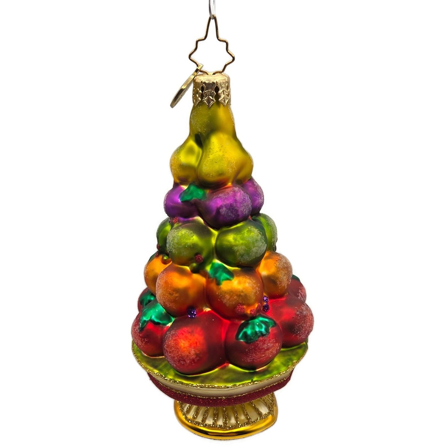 Christopher Radko Ornament Healthy Holiday Fruit Topiary Diabetes Charity