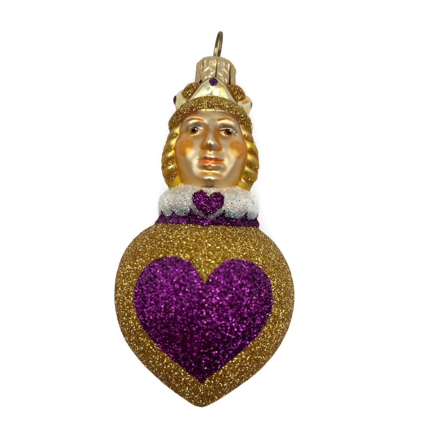 Patricia Breen Miniature Queen of Hearts Fuchsia Valentines Christmas Ornament