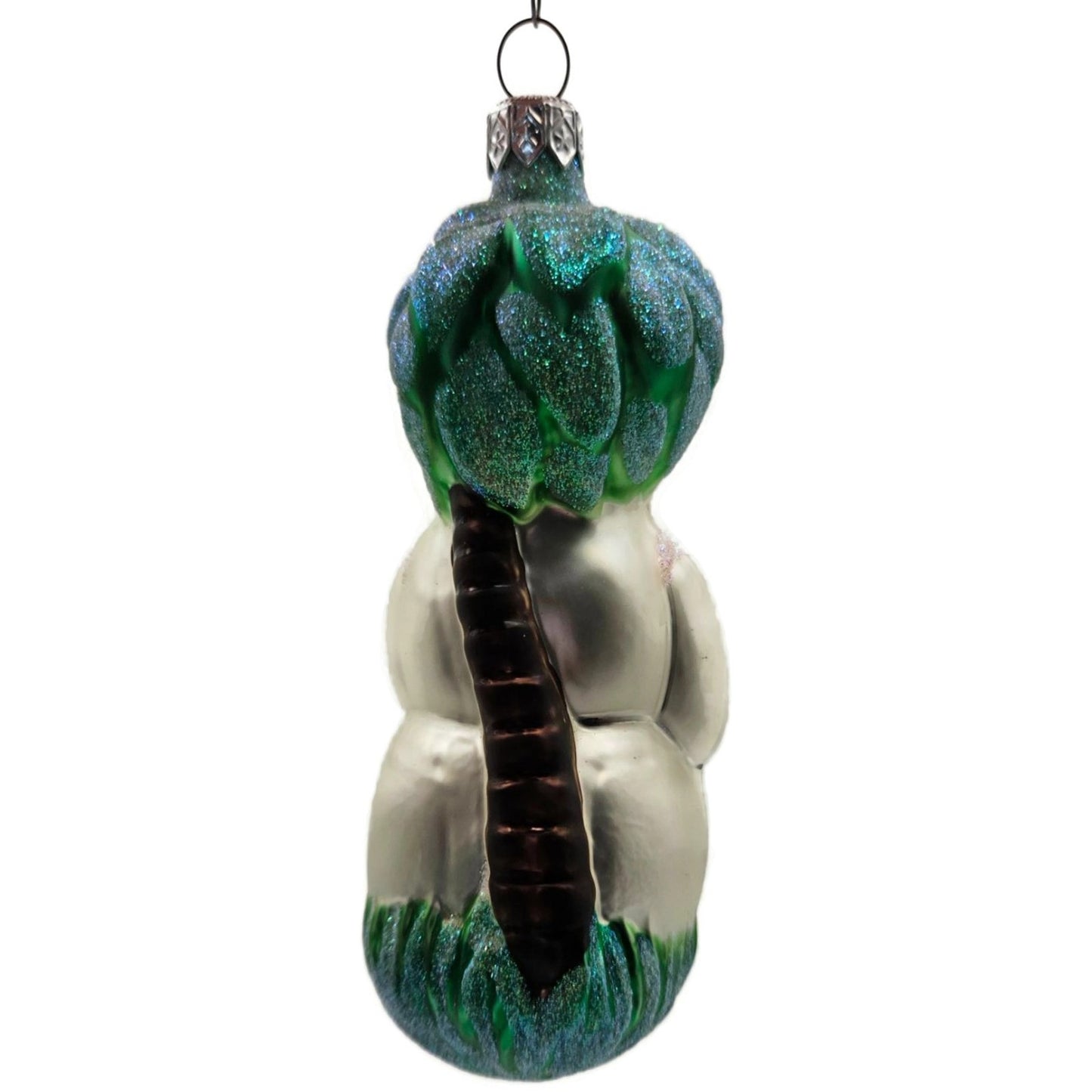 Patricia Breen Hobe Sound Snowman Green Fish Christmas Tree Decor Ornament