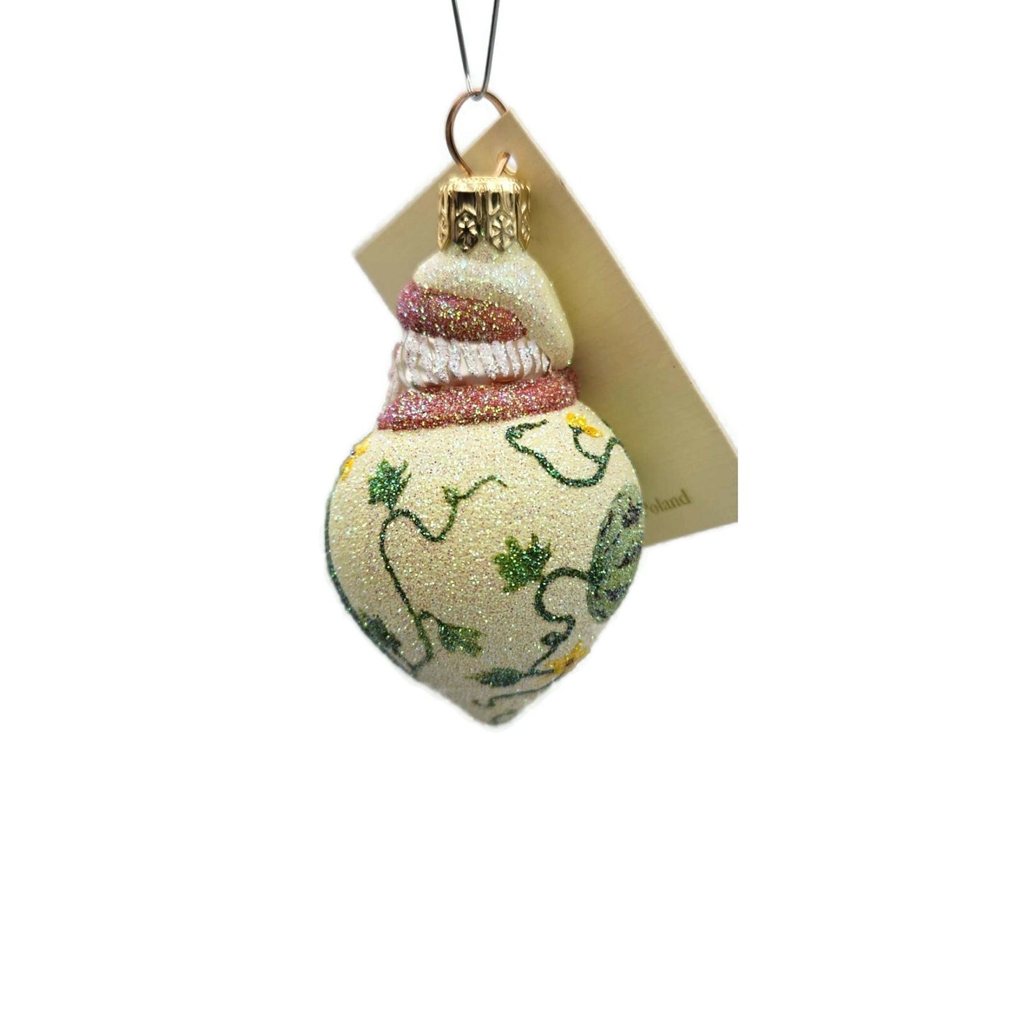 Patricia Breen Miniature Santa Poeticus Gourds Fall Christmas Tree Ornament