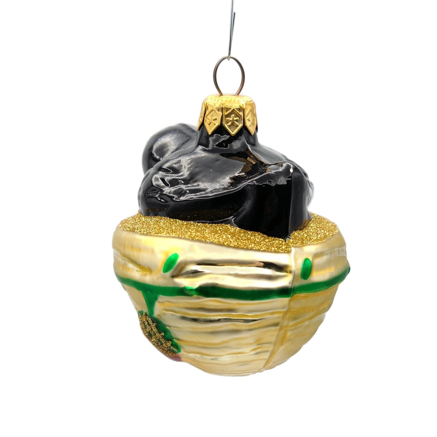Patricia Breen Nesting Instinct Black Acorns Christmas Holiday Tree Ornament