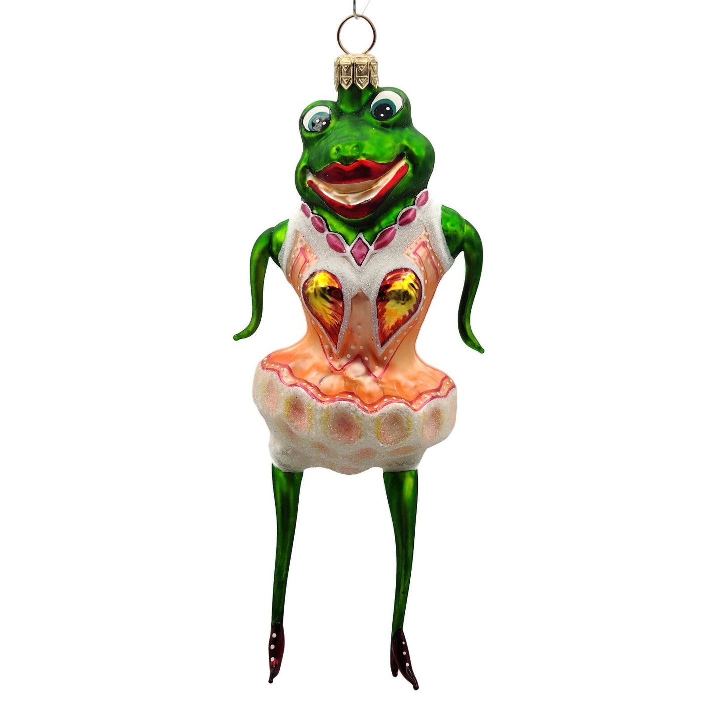 Slavic Treasures High Wire Honey Frog Halloween Christmas Tree Ornament 00403AFB