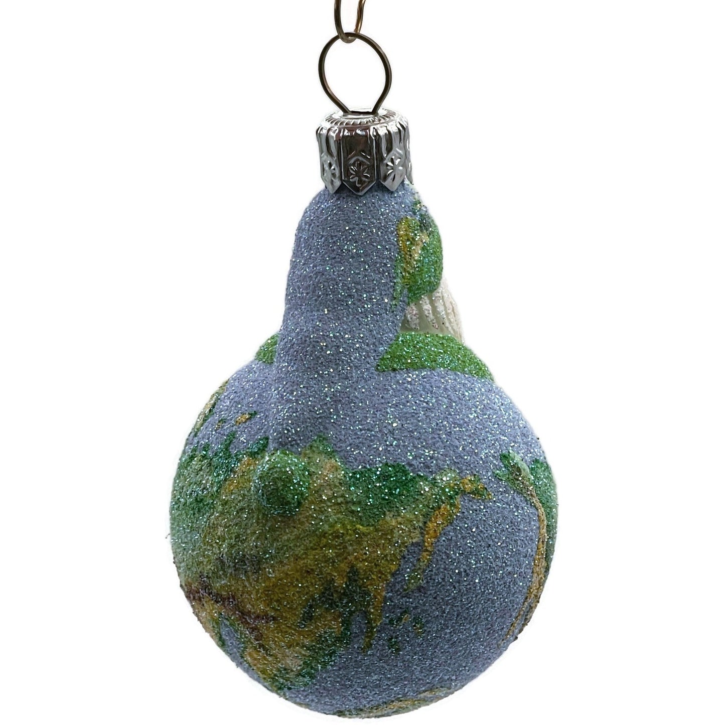 Patricia Breen Miniature Santa du Monde Globe Earth Christmas Tree Ornament