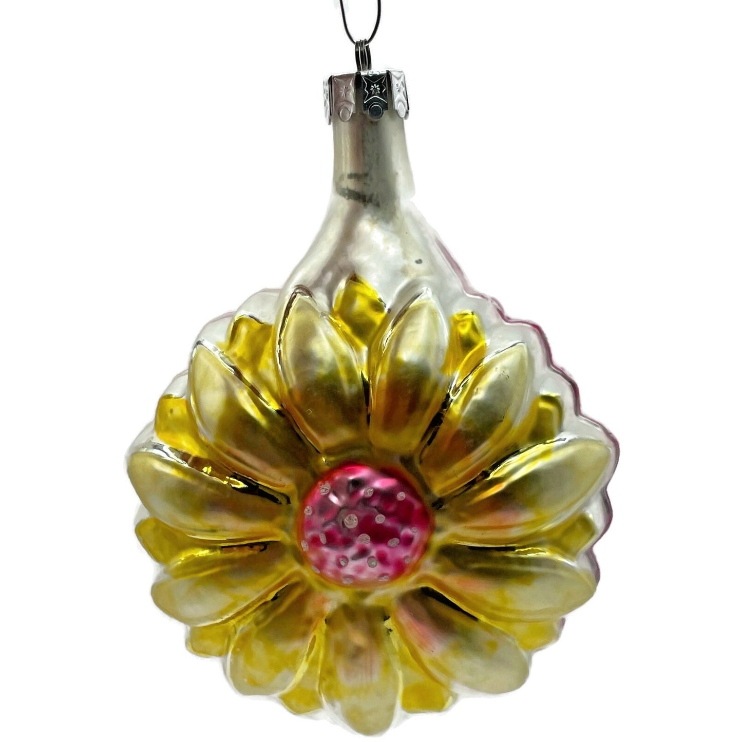 Christopher Radko Rainbow Bird Flower Pink Christmas Tree Ornament 91-092-0