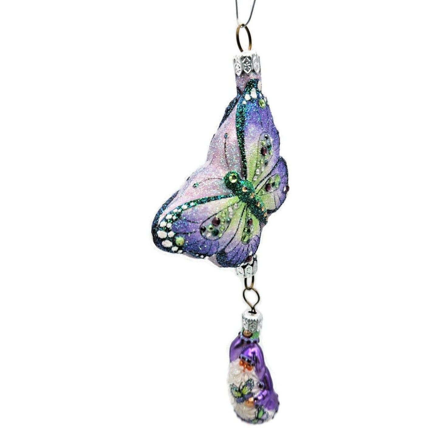 Patricia Breen Through the Spring Sky Violet Spring Christmas Holiday Ornament