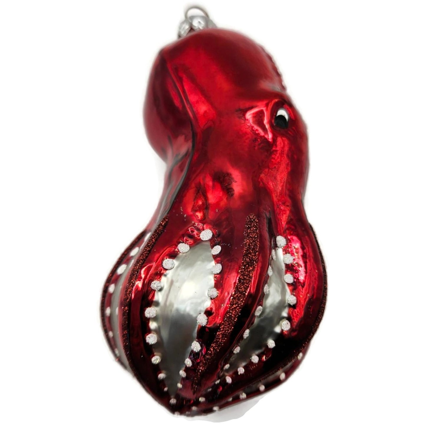 Patricia Breen Olivier Octopus Red Nautical Sea Spring Christmas Tree Ornament