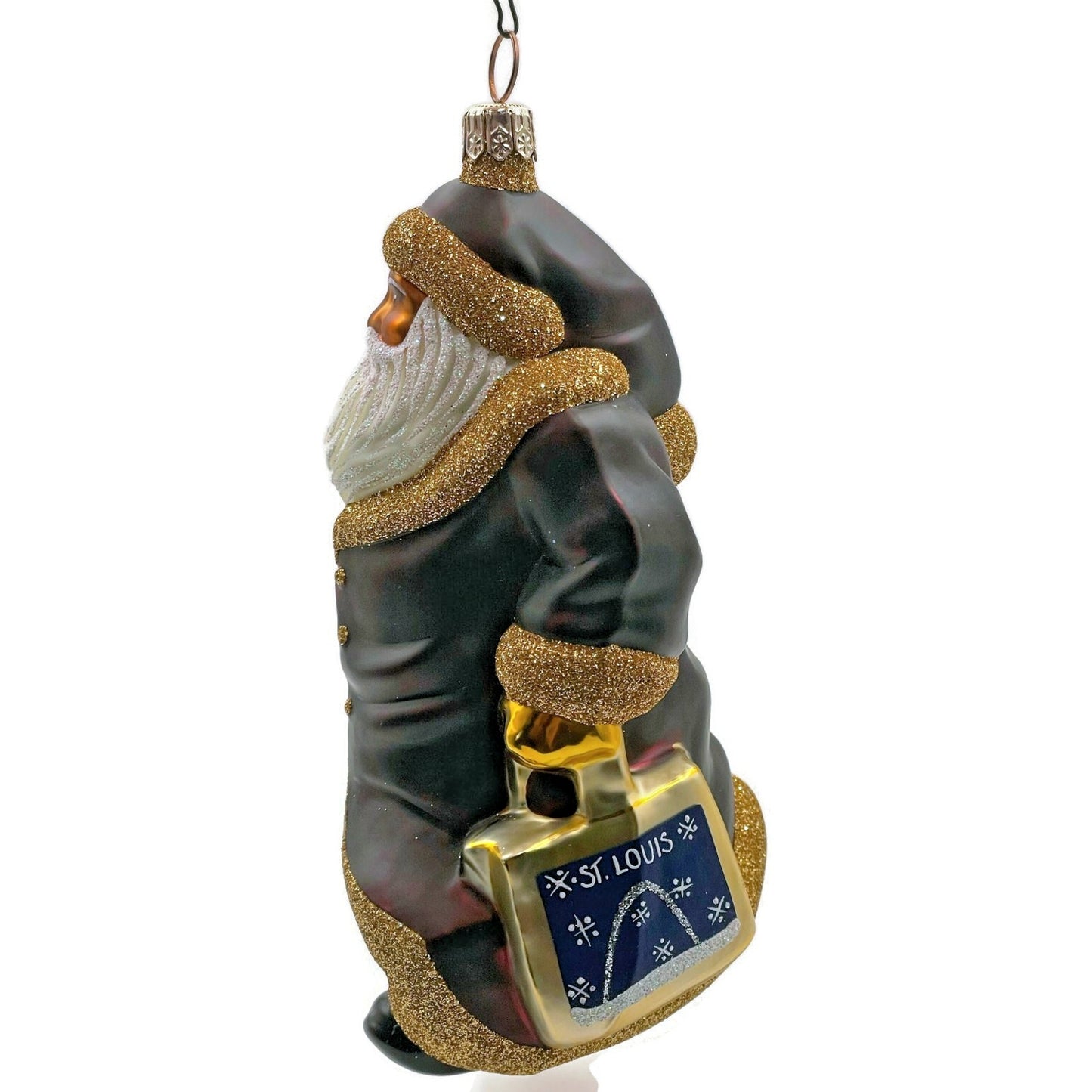 Patricia Breen City Santa Claus Bordeaux Ethnic St. Louis Christmas Ornament