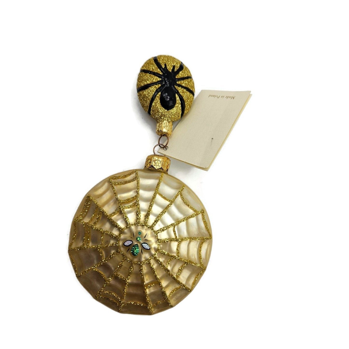 Patricia Breen Victorian Spider Web Gold Halloween Christmas Tree Ornament
