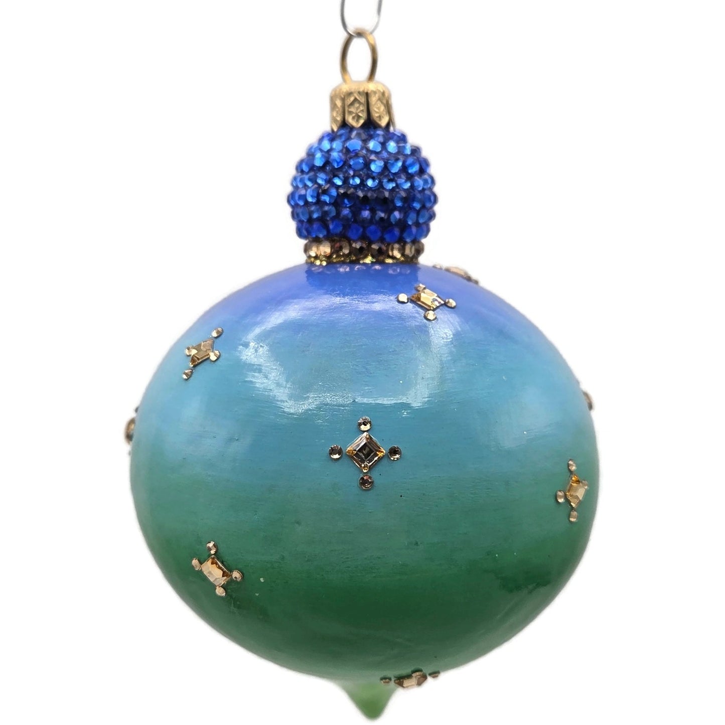 Patricia Breen Ornament Anniversary Reflector Peacock Chameleon Christmas Decor
