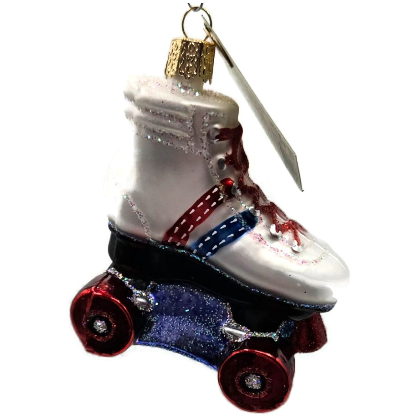 OWC Roller Skate Ornament Shoes Skating Exercise Retro Old World Christmas Tree