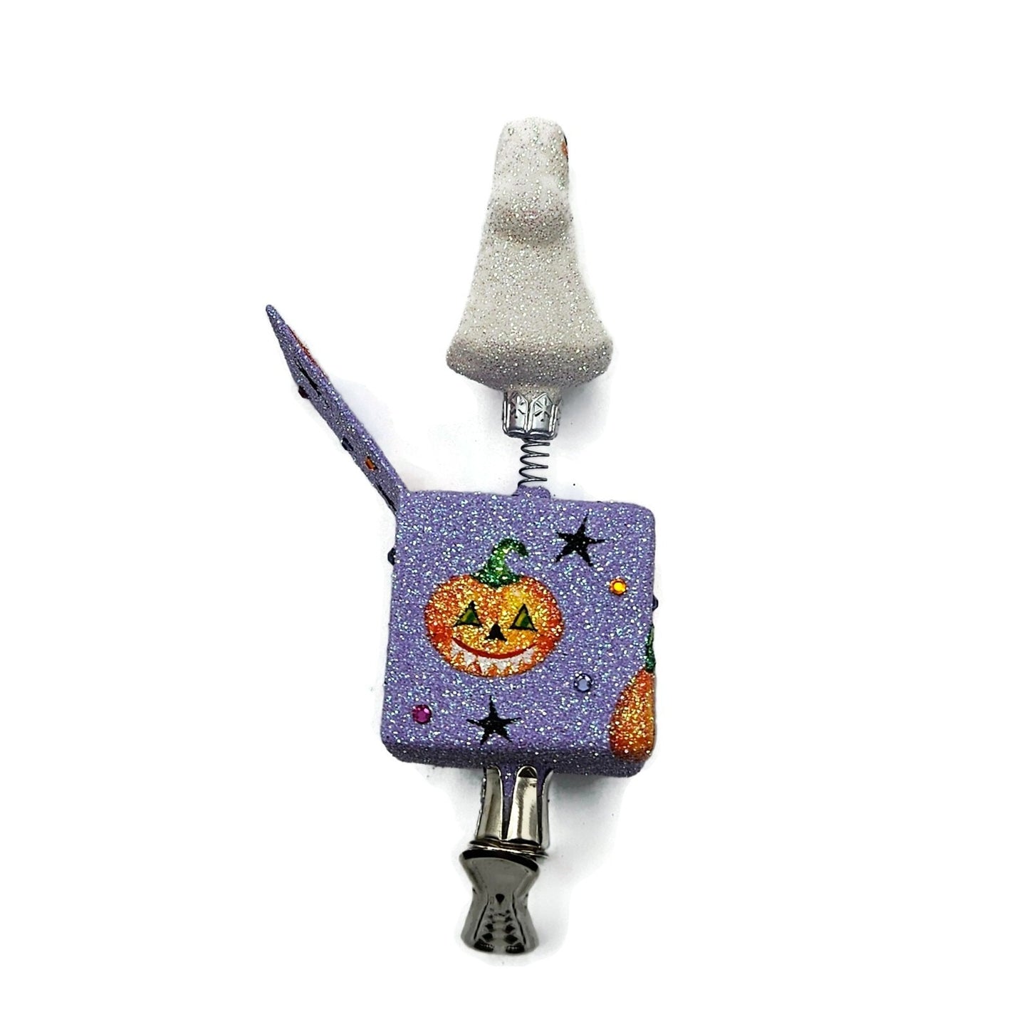 Patricia Breen Jolly Surprise Jack-O-Lantern Ghost Halloween Christmas Ornament