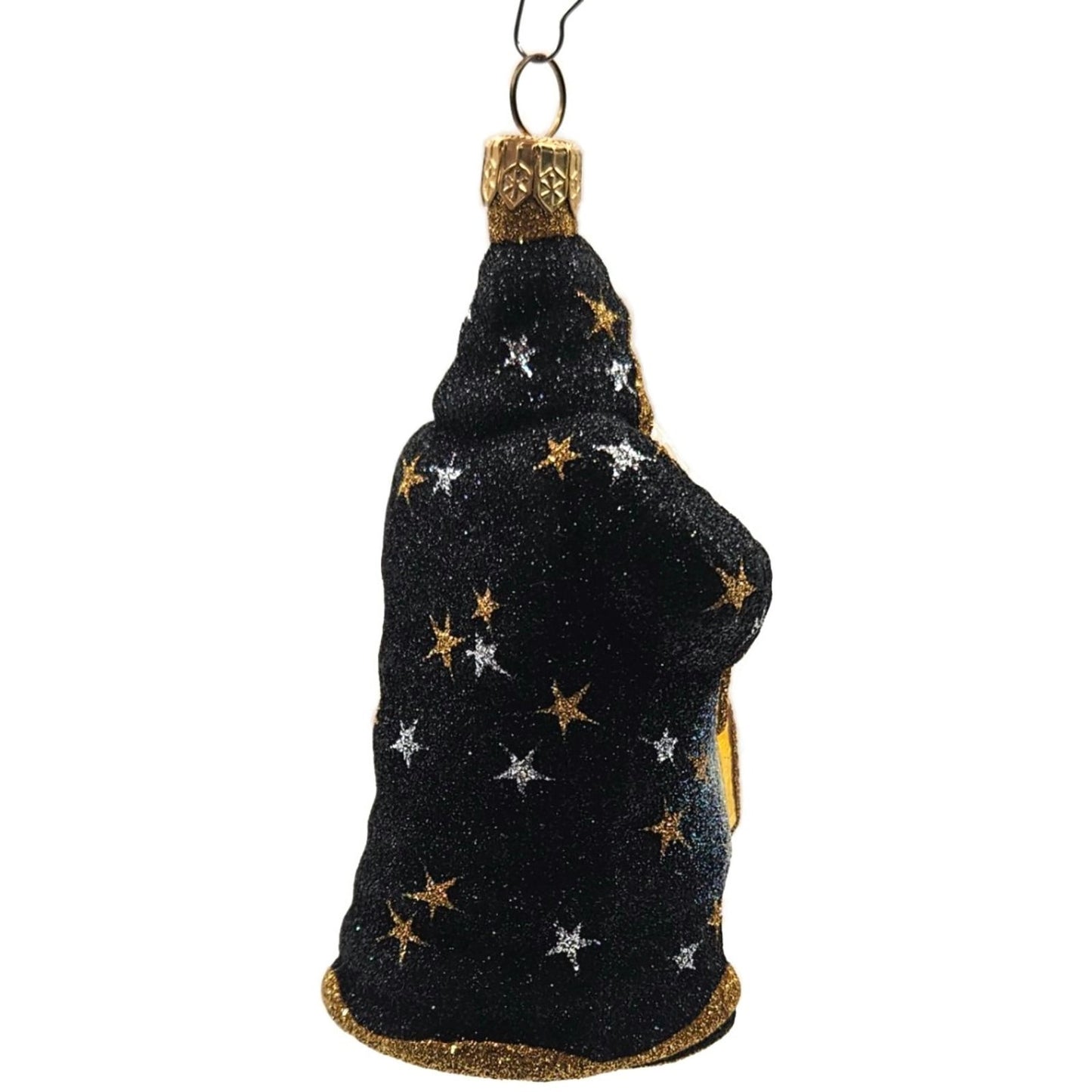 Patricia Breen One If By Land Two If By Sea Black Stars Christmas Tree Ornament