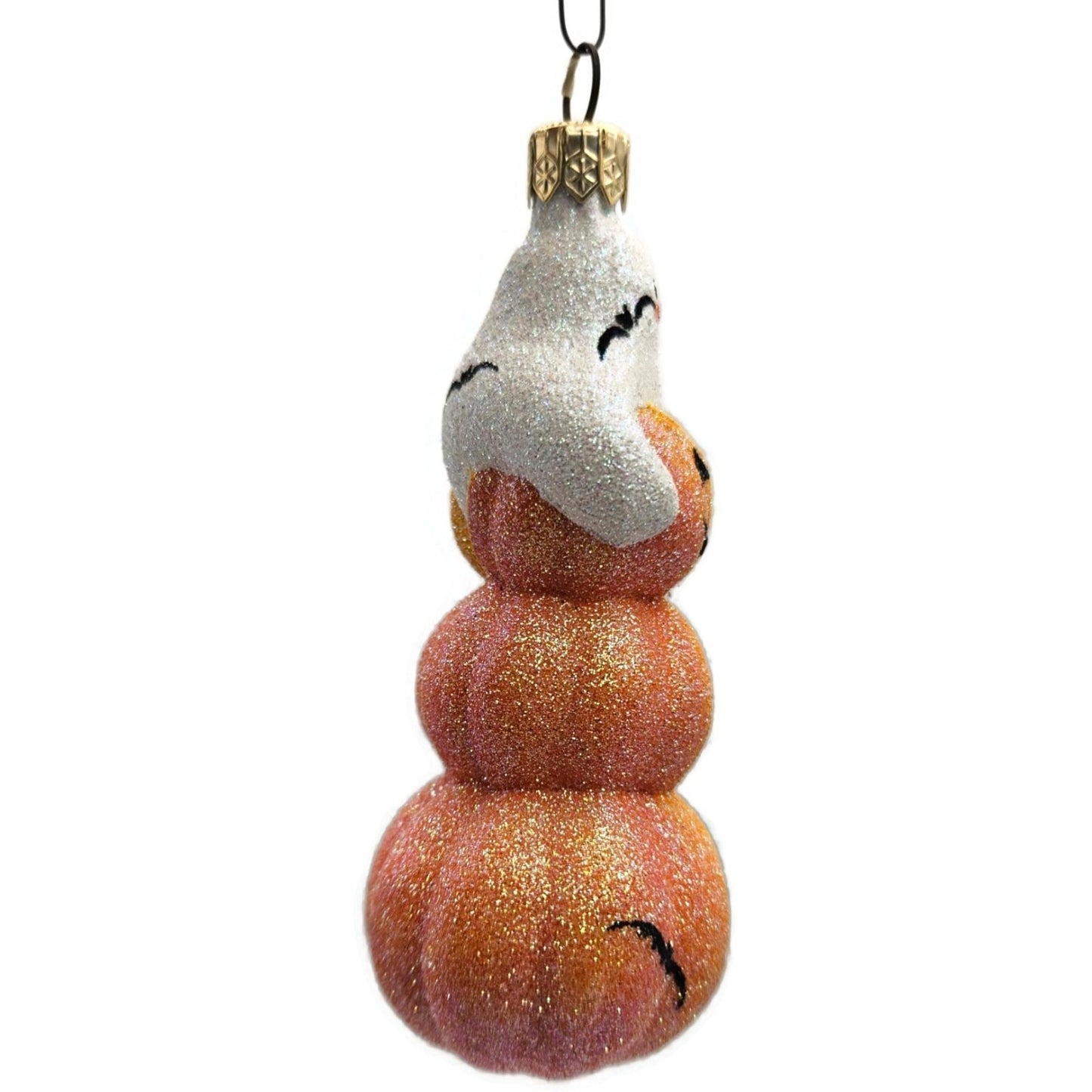 Patricia Breen Oooooohhhhhh Ghost Orange Pearl Halloween Christmas Ornament