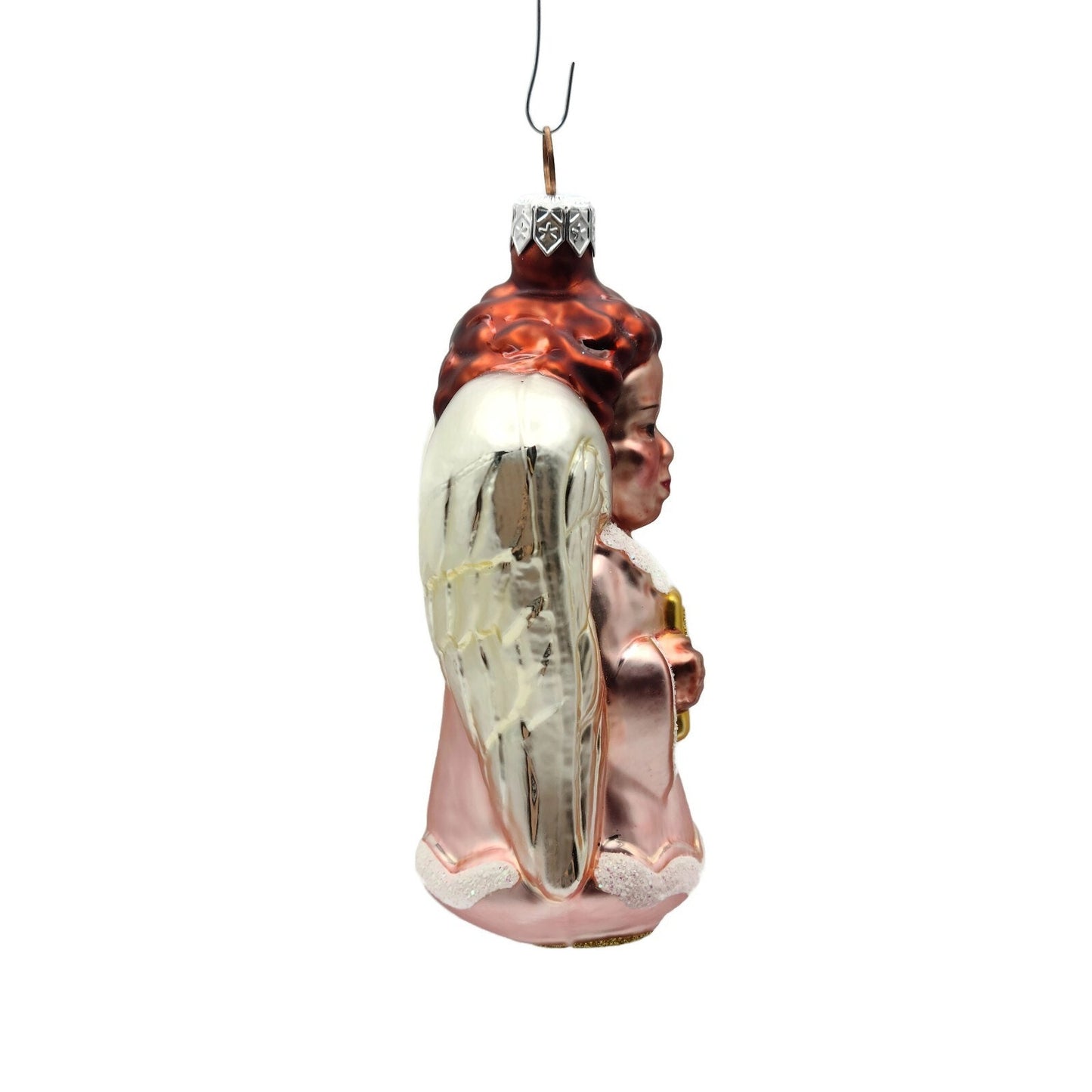 Patricia Breen Beauteous Angel White Pink Christmas Holiday Tree Ornament
