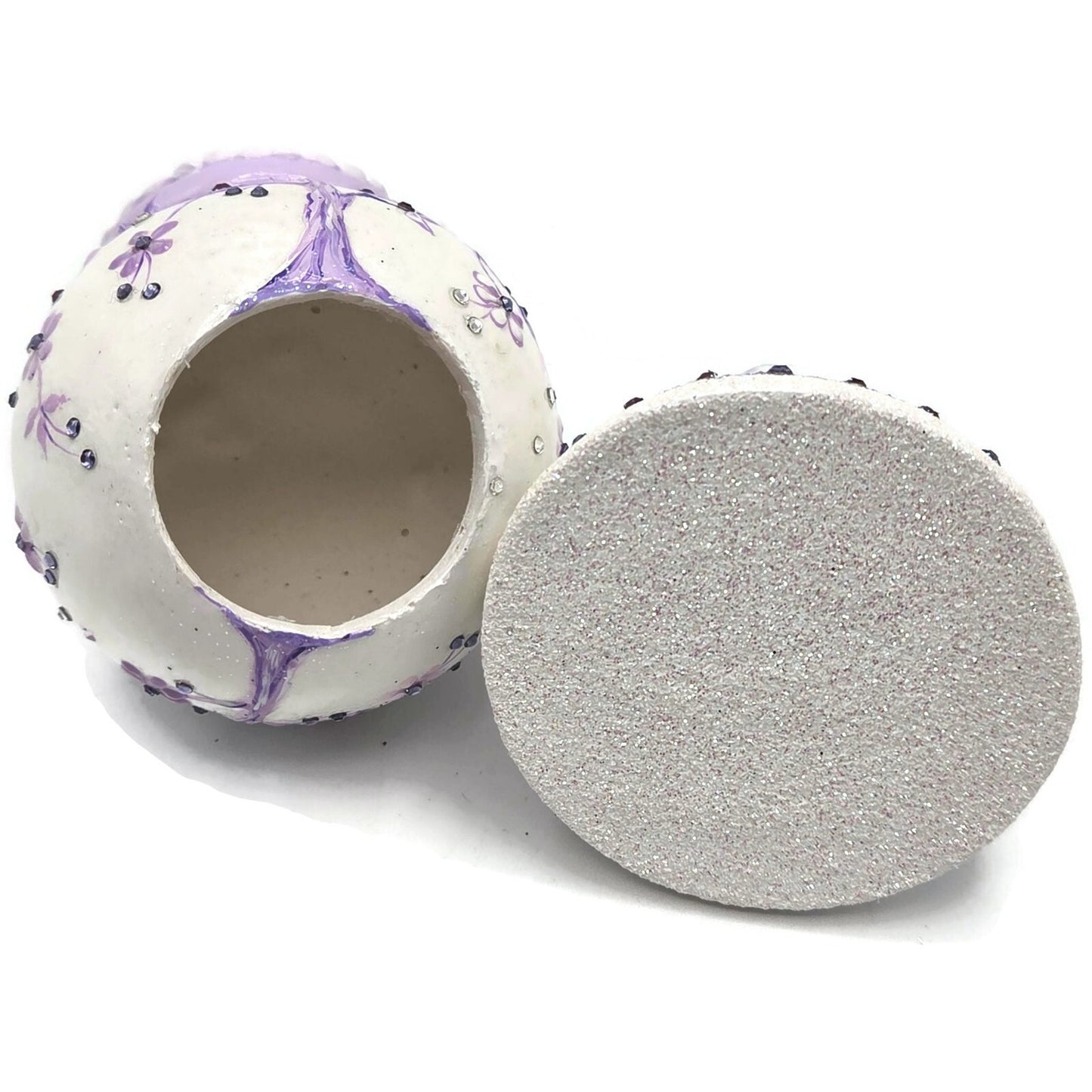 Patricia Breen Chameleon Cachette Lavender Flowers Spring Christmas OOAK CO