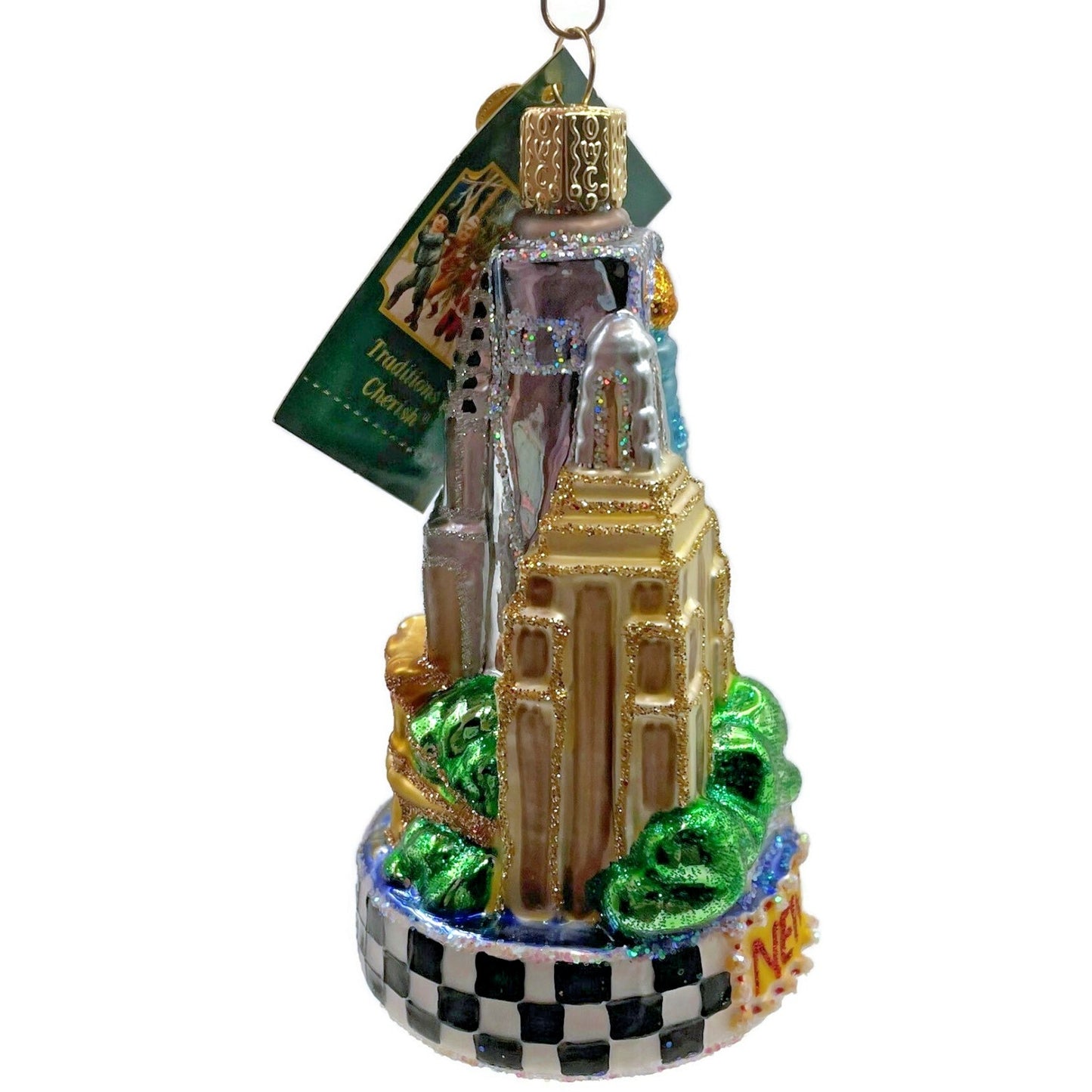 New York City Statue Of Liberty World Trade Ctr OWC Old World Christmas Ornament