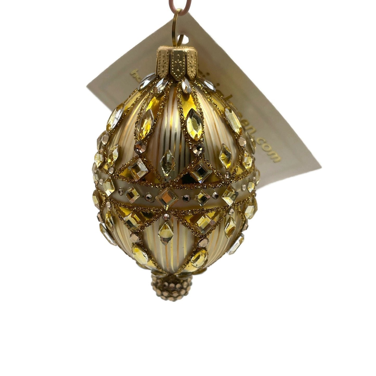 Patricia Breen Petit Egg Le Notre Gold Versailles Easter Christmas Tree Ornament