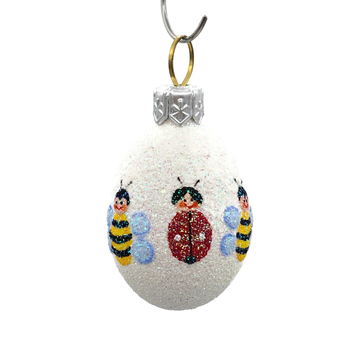 Patricia Breen Miniature Egg Insects Ladybug Bee Easter Spring Holiday Ornament