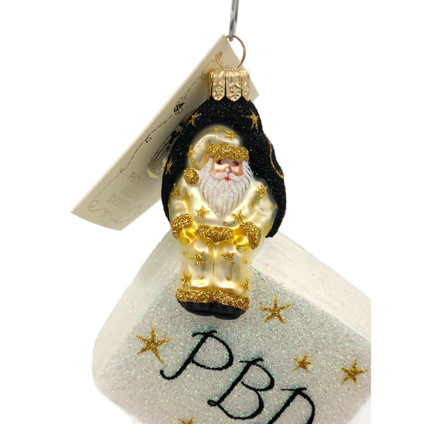 Patricia Breen Postcards from Portland Black Christmas Holiday Tree Ornament