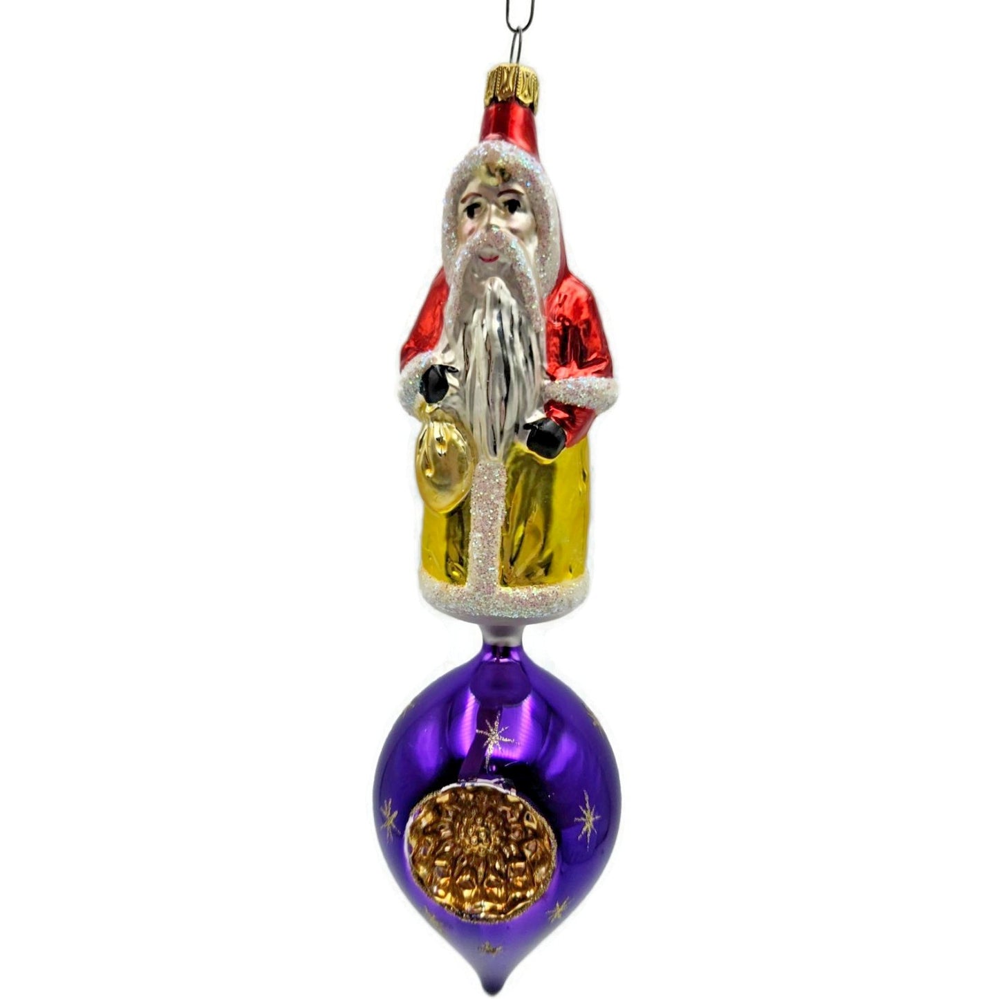 Christopher Radko Georgian Santa Claus Reflector Christmas Ornament 93-292-0