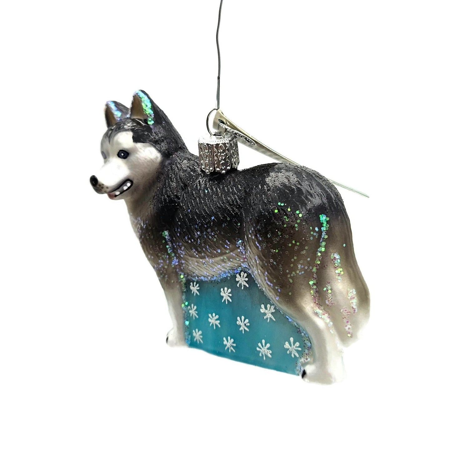 Old World Christmas Siberian Husky Dog Pet Animal Christmas Tree Ornament OWC