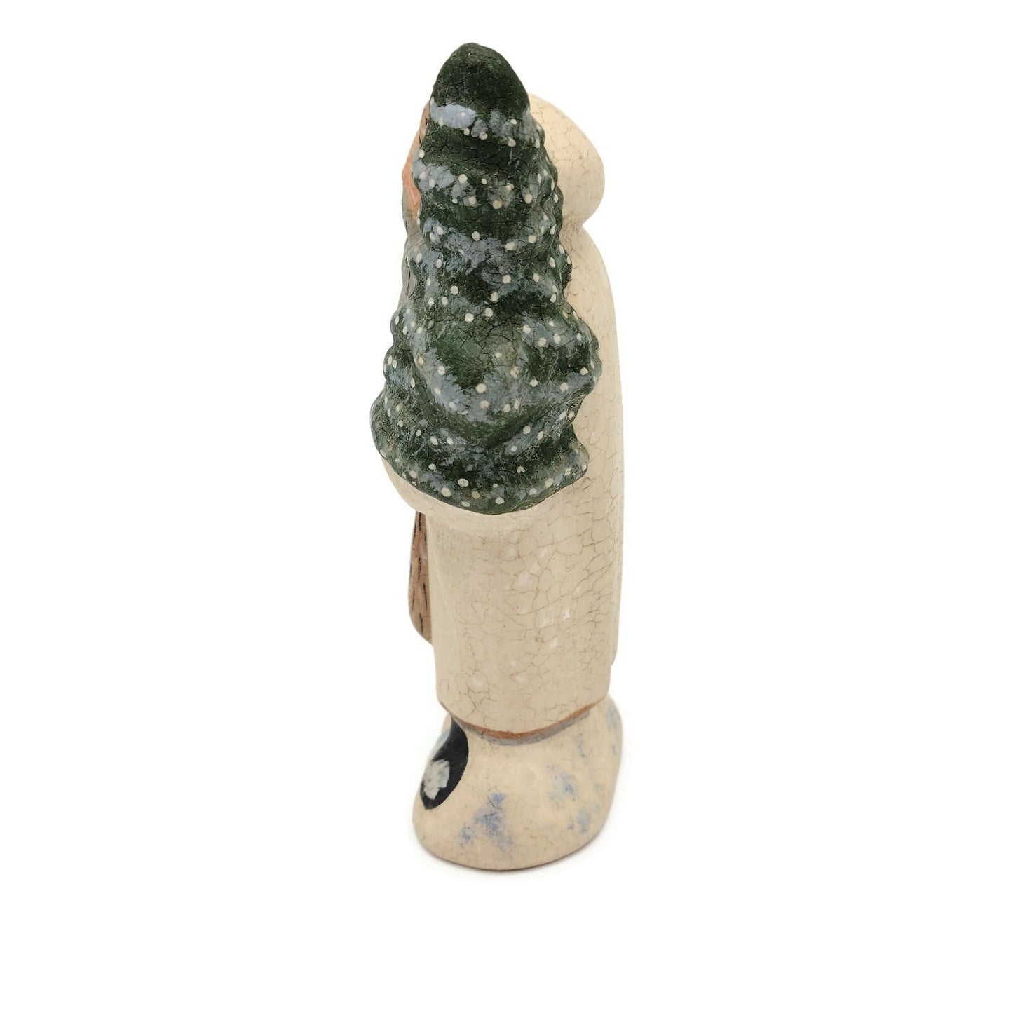 Vaillancourt Folk Art Father Christmas Chalkware MD974 Holiday Figurine