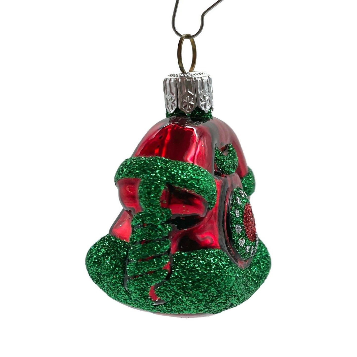 Patricia Breen Miniature Fine Phone Red Green Christmas Holiday Tree Ornament