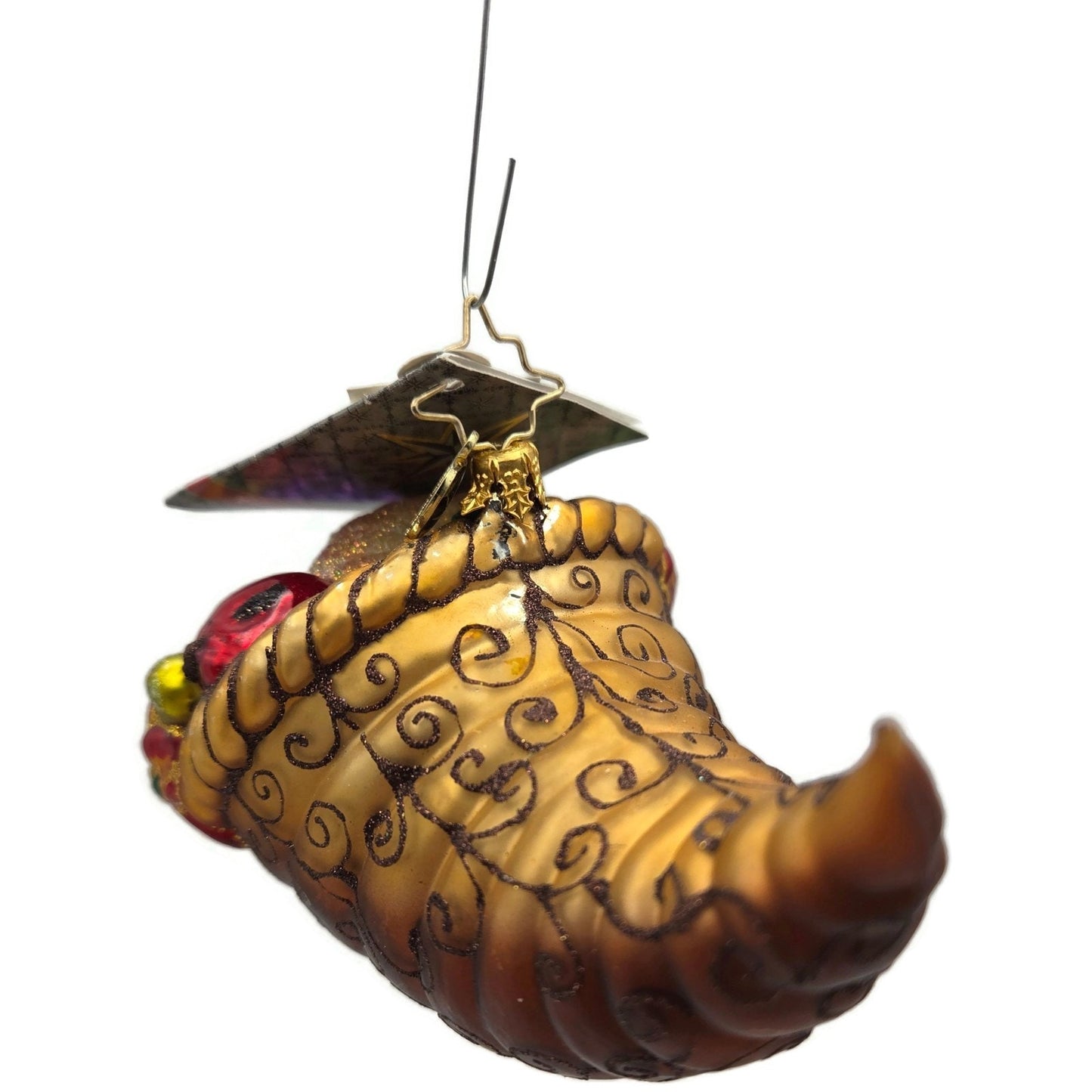 Christopher Radko Bountiful Harvest Cornucopia Thanksgiving Christmas Ornament