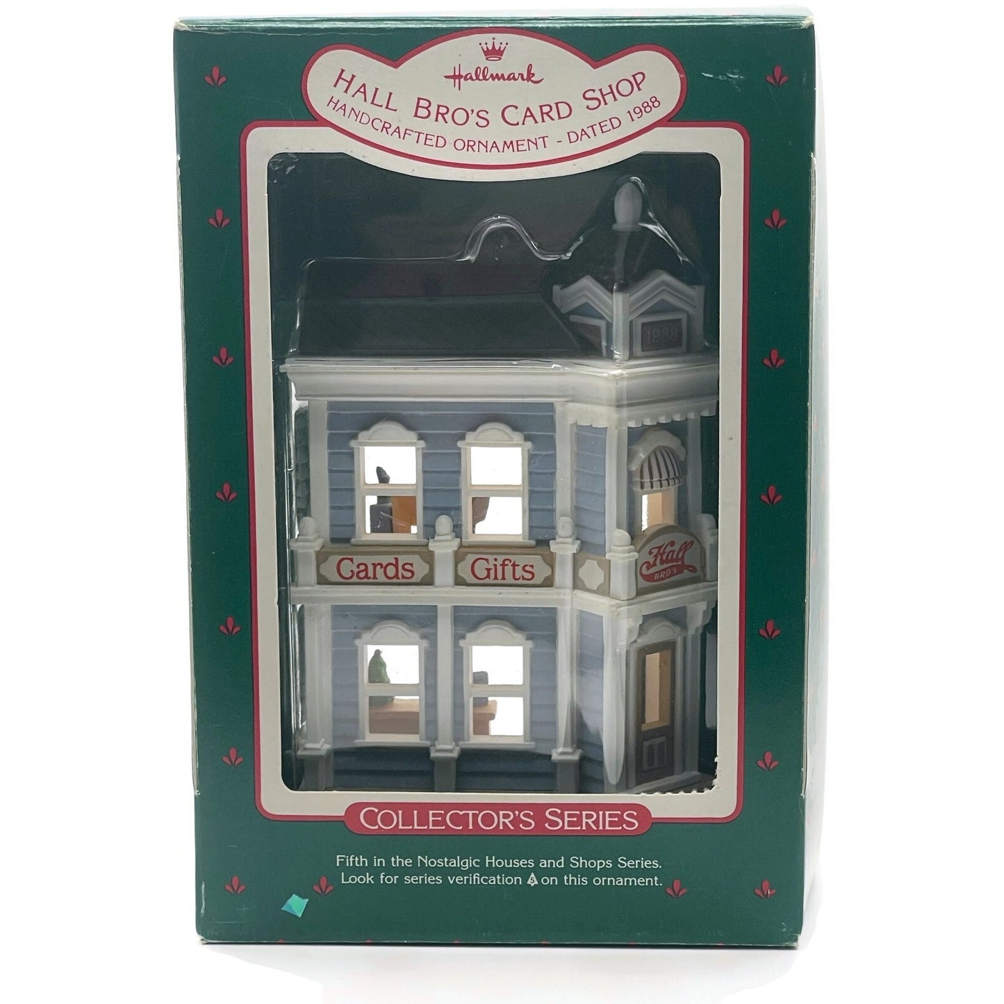 Hallmark Hall Brothers Card Shop Village Nostalgic Christmas Keepsake Ornament