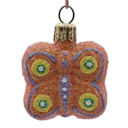 Patricia Breen Butterfly Peach Insect Bug Spring Holiday Christmas Tree Ornament