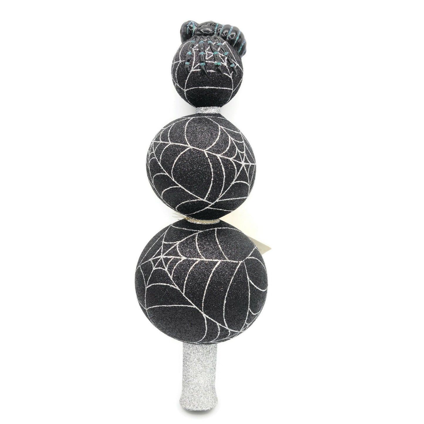 Patricia Breen Web Master Black Spider Web Finial Halloween Holiday Tree Topper