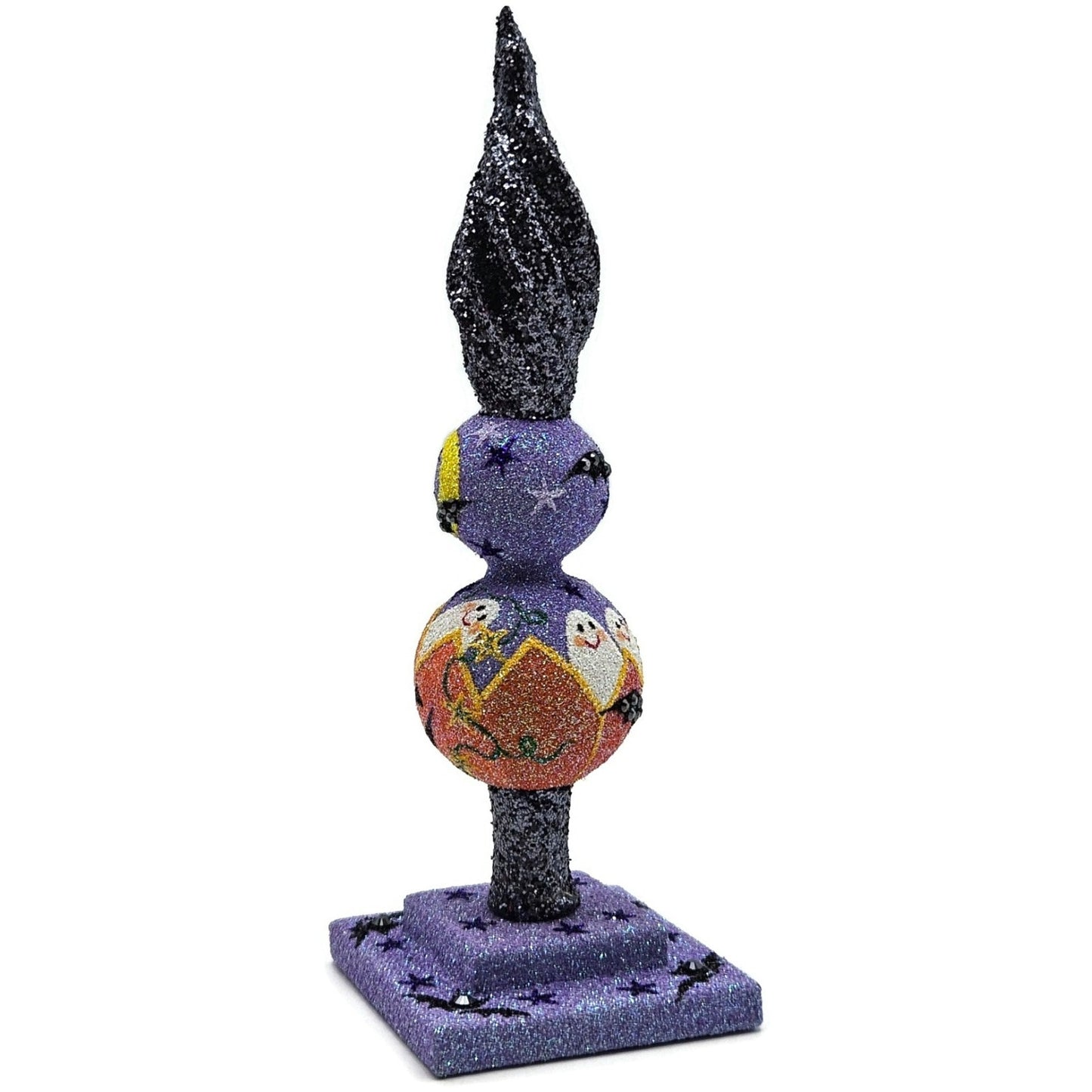 Patricia Breen Ultra Miniature Finial Pumpkin Bat Stars Halloween Ornament