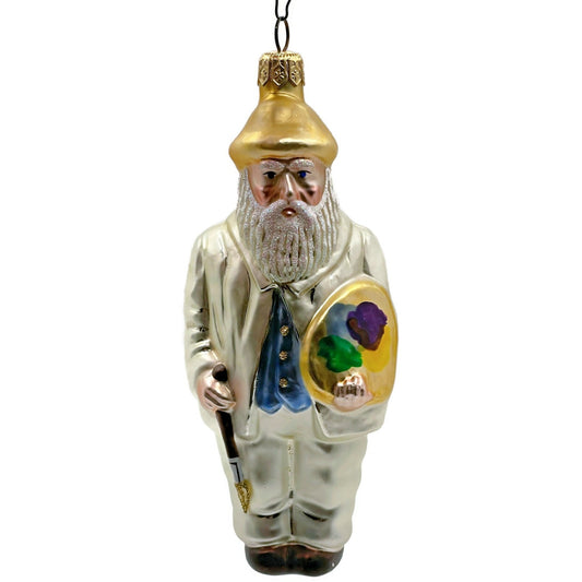 Patricia Breen M Claude Monet Pearl Artist Palette Christmas Tree Ornament AIC