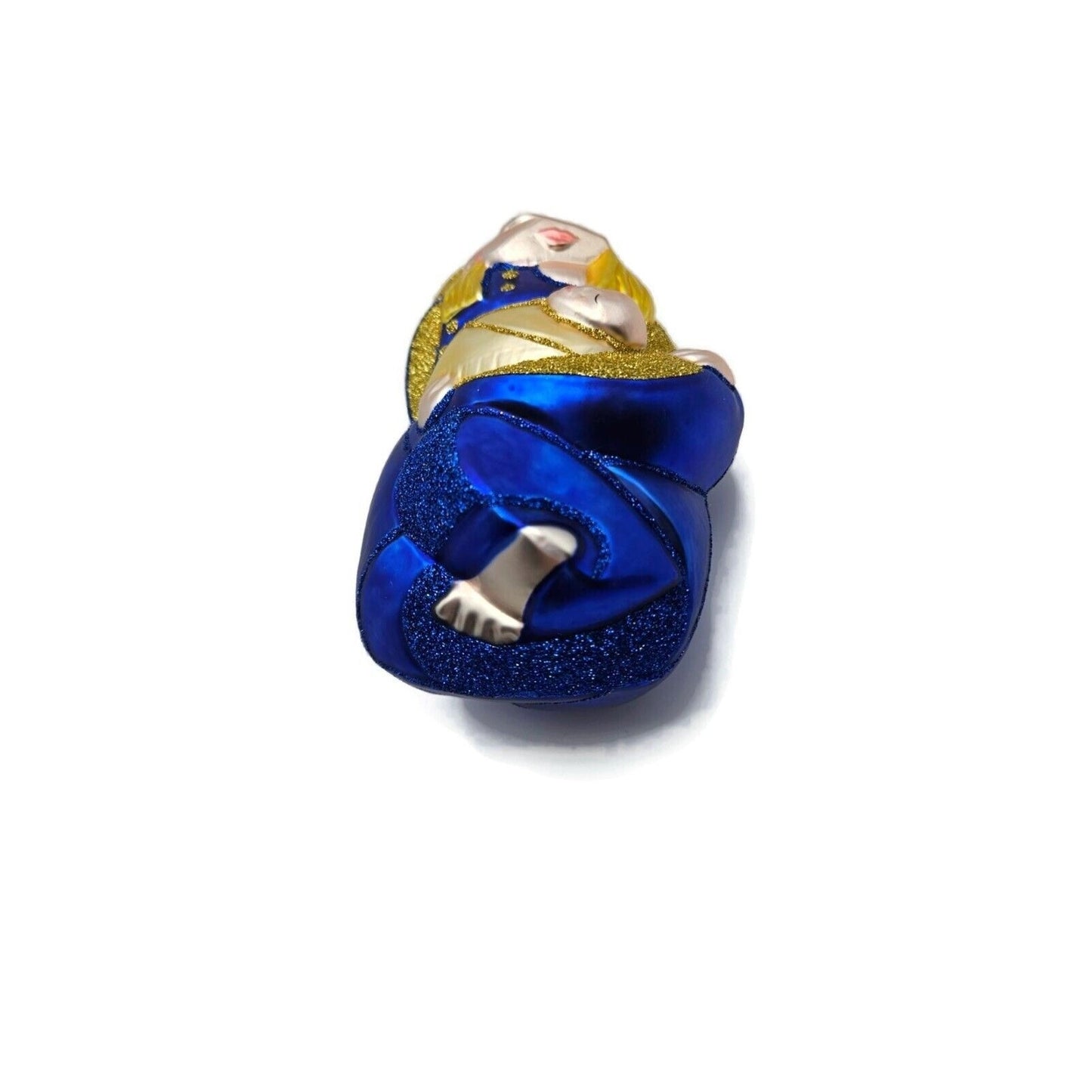 Patricia Breen Madonna for Pablo Blue Baby Jesus Christmas Holiday Tree Ornament