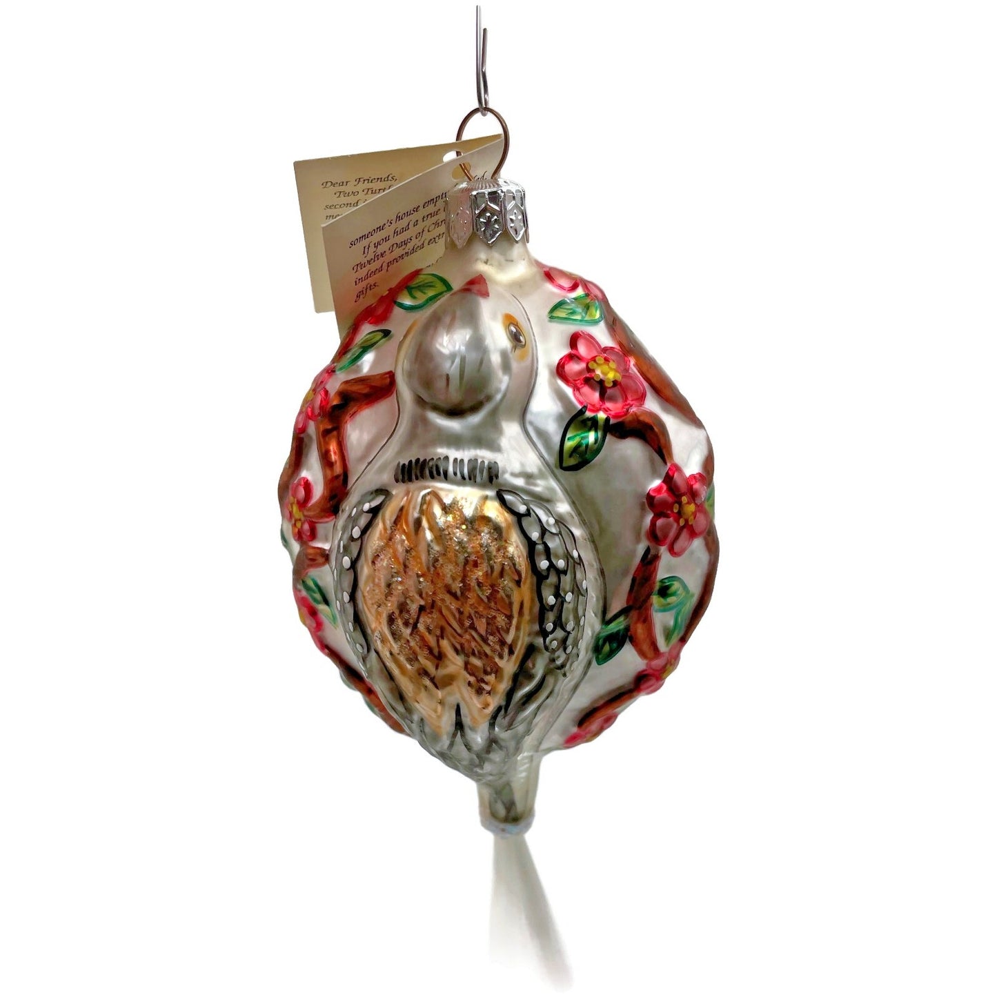 Christopher Radko Ornament Two Turtle Doves 12 Days Of Christmas Tree Decor 5311