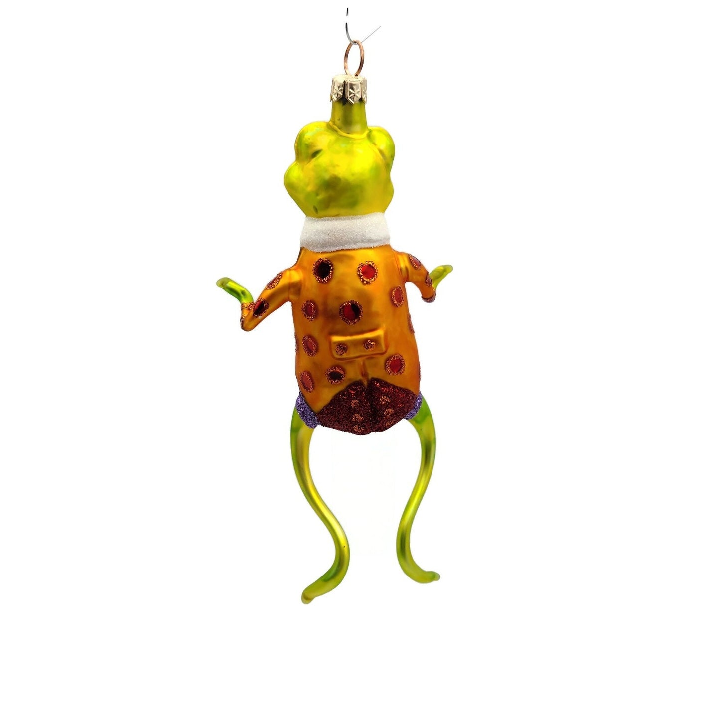 Slavic Treasures Mr Happy Hoppy Frog Halloween Tree Ornament 99-146-A-FB