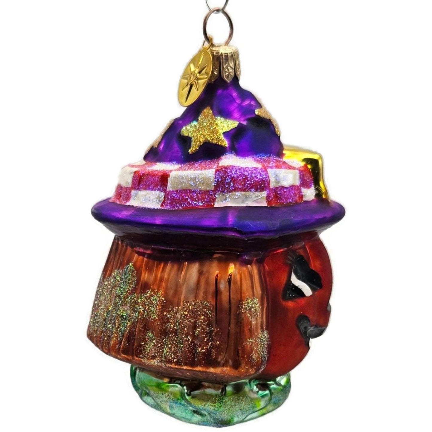 Christopher Radko Jackie O Lantern Halloween Christmas Tree Ornament 98-101